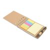 Notepad with pen and sticky notes beige | No Branding | not available | not available
