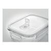 Glass lunchbox & PP lid 900ml transparent | No Branding | not available | not available | not available