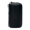 RPET fleece travel blanket in pouch black | No Branding | not available | not available | not available