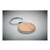Round key ring metal bamboo wood | No Branding | not available | not available | not available