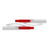 Prodir DS2 push ballpoint pen transparent Transparent | Without Branding | Without Branding | Chrome finish metal | Black