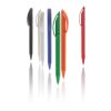 Prodir DS3 twist ballpoint pen Biotic Pen white | Without Branding | Without Branding | Black