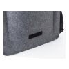 RPET felt laptop bag Layla dark grey | No Branding | not available | not available
