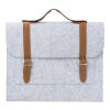 RPET felt document bag Amelia grey | No Branding | not available | not available