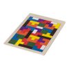 Wooden jigsaw game Skyla brown | No Branding | not available | not available