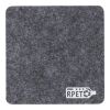 RPET felt coaster set Lawrence grey | No Branding | not available | not available