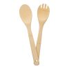 Bamboo salad cutlery Elara brown | No Branding | not available | not available
