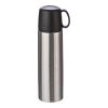 Stainless steel double-walled flask Jan silver | No Branding | not available | not available