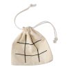 Natural wooden tic-tac-toe game Waltraud khaki | No Branding | not available | not available