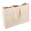 Oeko-Tex cotton (220 gsm) shopping bag Imogen khaki | No Branding | not available | not available