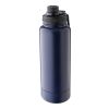 Stainless steel double-walled drinking bottle 1000 ml Nathaniel black | No Branding | not available | not available