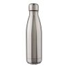 Recycled stainless steel double-walled flask 500 ml Clifford black | No Branding | not available | not available