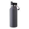 Stainless steel double-walled drinking bottle 500 ml Elaine grey