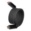 Nylon charging cable Janet black | No Branding | not available | not available