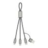 BrandCharger Trident 2 charging cable gun metal | No Branding | not available | not available