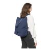 Recycled polycotton (330 gsm) tote backpack Osric blue | No Branding | not available | not available