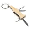 Bamboo multitool keychain Inaya brown | No Branding