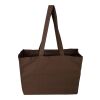 Oeko-Tex® cotton (180 gsm) shopping bag Malina black | No Branding