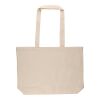 Oeko-Tex® cotton (140 gsm) shopping bag Isak khaki | No Branding