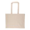 Oeko-Tex® cotton (180 gsm) shopping bag Novi khaki | No Branding