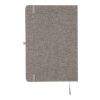 rPET (300D) notebook A5 Ernst grey | No Branding | not available | not available