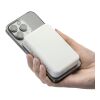 Recycled wireless charger powerbank Meno black | No Branding | not available | not available