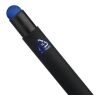 Recycled aluminium rubberized ballpen Formentera cobalt blue | No Branding | not available | not available