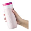 Dopper Travel Mug 400 ml Berry Pink | No Branding | not available | not available