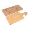 Cutting board Daxton | Recycled pinewood | With handle brown