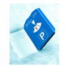 Plastic 2-in-1 parking disc Teddie cobalt blue