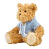 Plush teddy bear Monty light blue