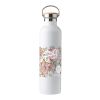 Stainless steel double walled bottle Damien white
