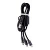 Nylon charging cable Leif red
