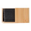 RPET felt coaster set Lawrence grey