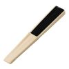 Bamboo hand held fan Elio black