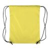 Polyester (210D) drawstring backpack Isolde yellow