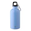 Recycled stainless steel single walled bottle (400 ml) Sable silver