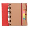 Recycled paper notebook Angela red