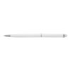 Aluminium ballpen Irina white