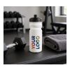 HDPE bottle Demi red