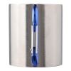 Stainless steel double walled mug Nella black