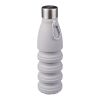 Silicone foldable drinking bottle 550 ml Erin grey