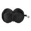 Polytester travel pillow Leontine black