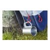 Stainless steel double walled mug Nella silver | No Branding | not available | not available