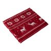Polar fleece reindeer blanket (180 gr/m2) Jane red | No Branding | not available | not available