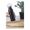 Stainless steel double-walled drinking bottle Odette blue | No Branding | not available | not available