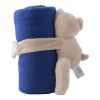 Plush toy bear with fleece blanket Owen black | No Branding | not available | not available