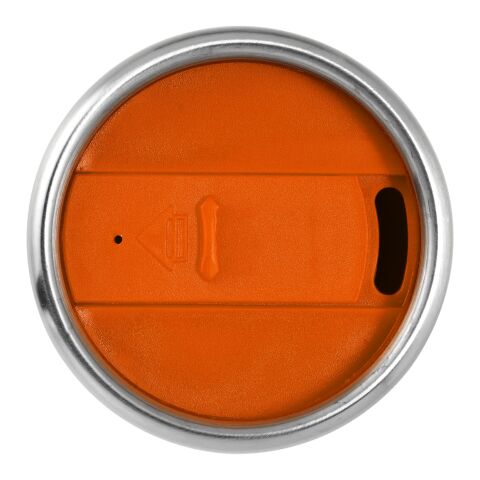 Elwood 410 ml insulated tumbler Standard | Silver-Orange | not available | No Branding | not available | not available