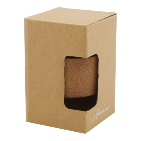 Lidan 360 ml borosilicate glass tumbler with cork grip and silicone lid Standard | White | Not applicable | No Branding | not available | not available