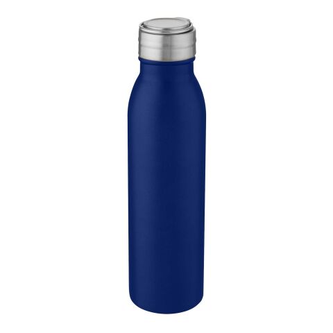 Harper 700 ml stainless steel sport bottle with metal loop Standard | Mid blue | No Branding | not available | not available